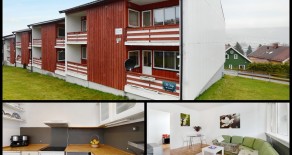 Gulskogen/Drammen: Pen 1-roms leilighet med sovealkove*Terrasse*Kort vei til Gulskogen Senteret og togstasjon!