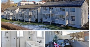 Rundtom – Lys 2-roms leilighet med vestvendt terrasse og fast parkeringsplass – Delikat bad fra 2007 – Sentrumsnært!