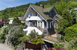 Toppenhaug/Sommerfrydveien – Arkitekttegnet praktvilla bygget i 2001 med garasje, flere solrike uteplasser, terrasser og balkong. Fantastisk panoramautsikt over elvebyen. Gangavstand til Bragernes Torg, togstasjon og marka!