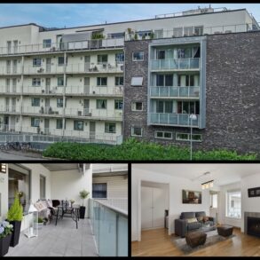 Marienlyst Park/Strømsø Sentralt/Drammen – Lekker 2-roms eierleilighet med stor sydvendt terrasse – Garasje – Heis – Gasspeis – Trappefri adkomst – Nær togstasjon