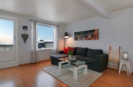 Stenseth/Krokstadelva/Nedre Eiker Koselig terrasseleilighet over to plan – Fantastisk utsikt – Sol fra morgen til kveld – Stor terrasse – P-plass – 3 sov!