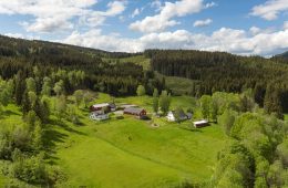 Sjåstad/Lier Småbruk med våningshus, kårbolig, driftsbygning/stall, garasjer, låve og ridebane – Solrikt – Ca. 33 dekar – Hestehold!
