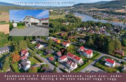 Hokksund/Øvre Eiker Sentrumsnær 3-roms selveierleilighet fra 2009 – Sørvestvendt balkong – Carport – Ingen nabo over, under eller ved siden!