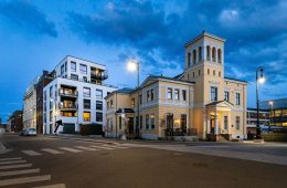 Bragernes Sentrum / Drammen Eksklusiv 3-roms med garasjeplass – Veranda med nydelig utsikt – Lekkert kjøkken – To bad – Heis – Pluss-konsept!